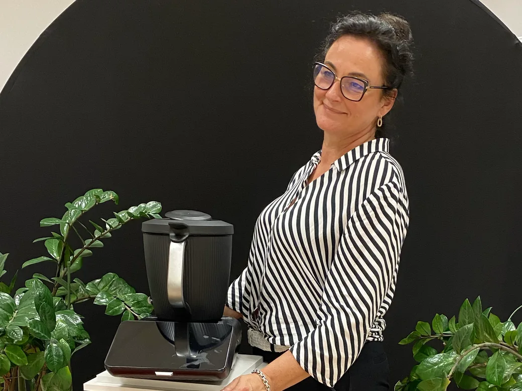 Maria Powichrowska przy urządzeniu Thermomix®